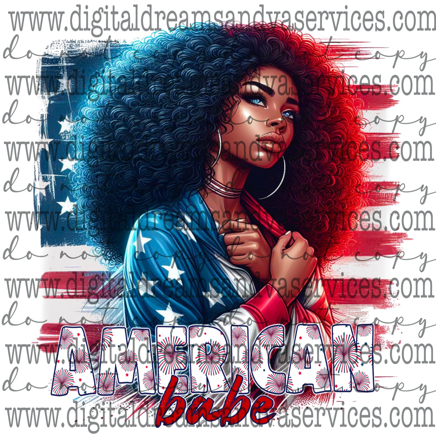 AMERICAN BABE PNG DESIGN