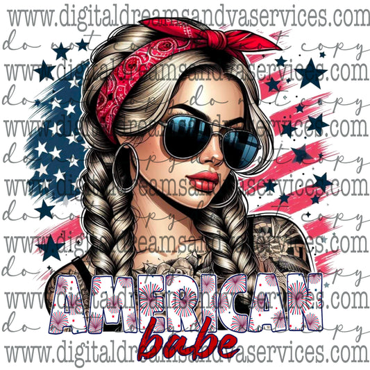 AMERICAN BABE PNG DESIGN