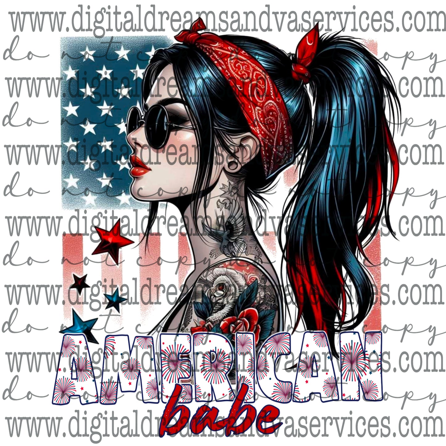 AMERICAN BABE PNG DESIGN