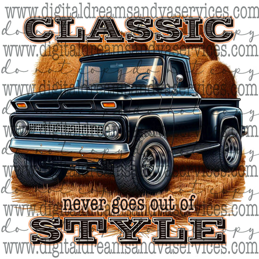 CLASSIC NEVER GOES OUT OF STYLE PNG DESIGN