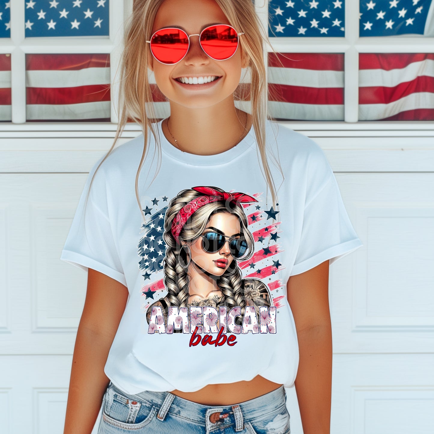 AMERICAN BABE PNG DESIGN