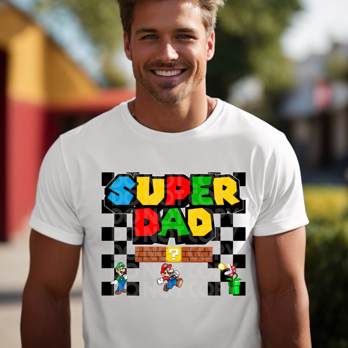 SUPER DAD PNG DESIGN