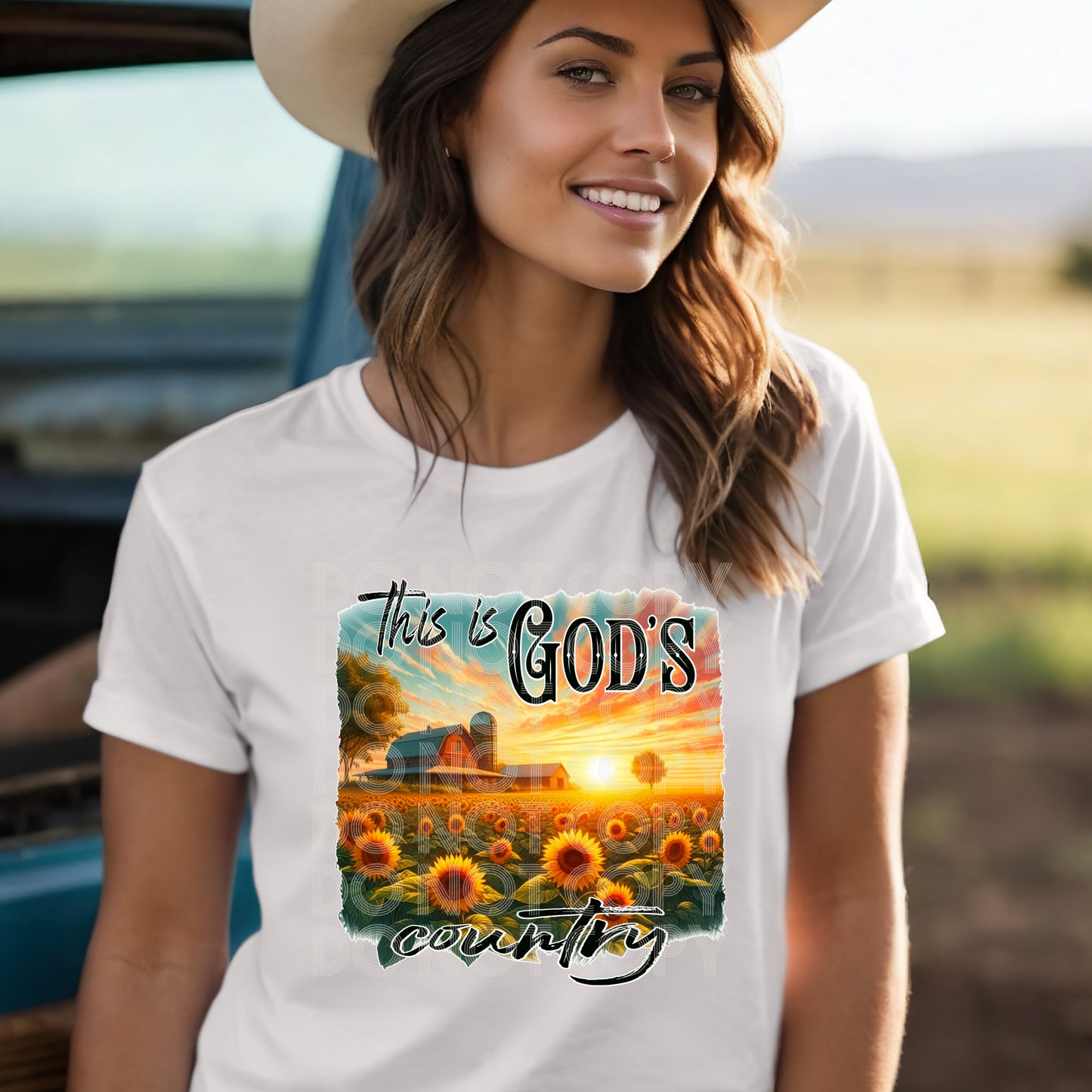 THIS IS GOD'S COUNTRY PNG DESIGN