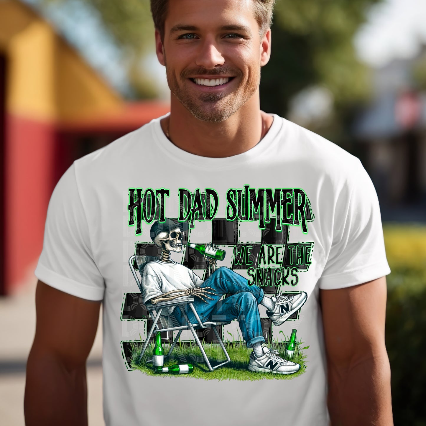 HOT DAD SUMMER PNG DESIGN