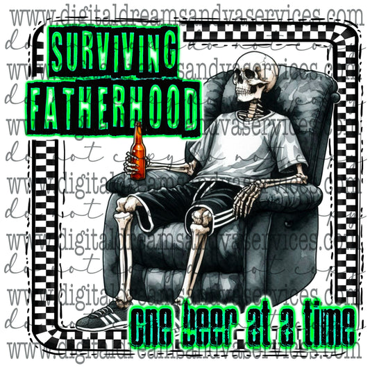 SURVIVING FATHERHOOD PNG DESIGN