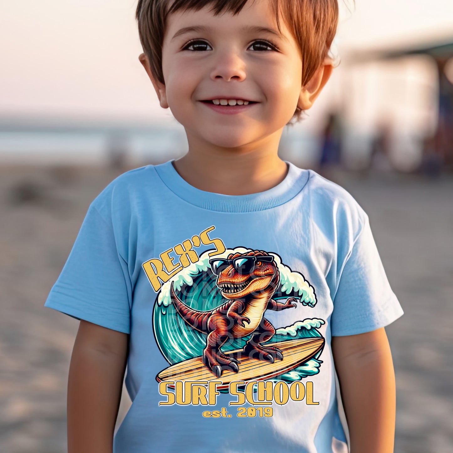 REX'S SURF SCHOOL PNG DESIGN