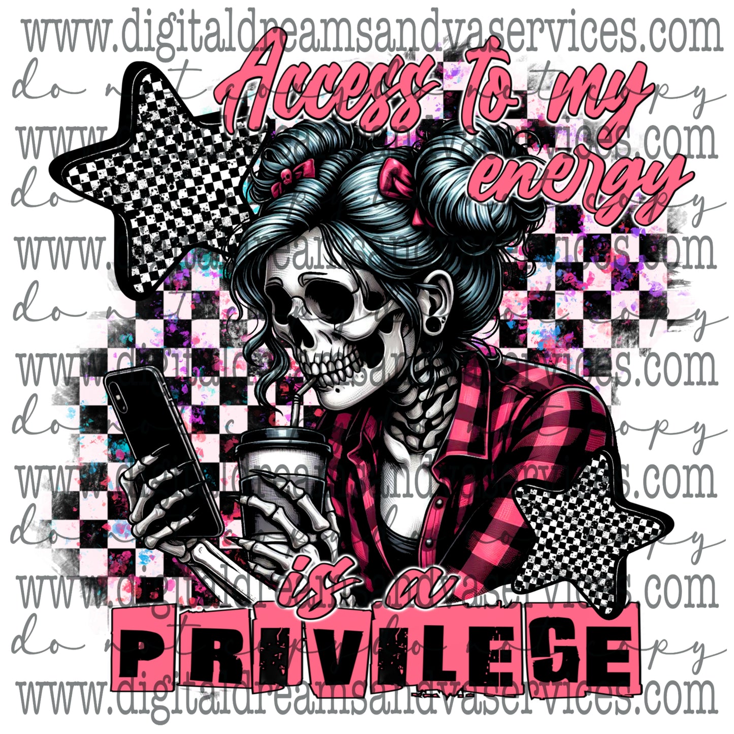 MY ENERGY IS A PRIVILEGE PNG DESIGN