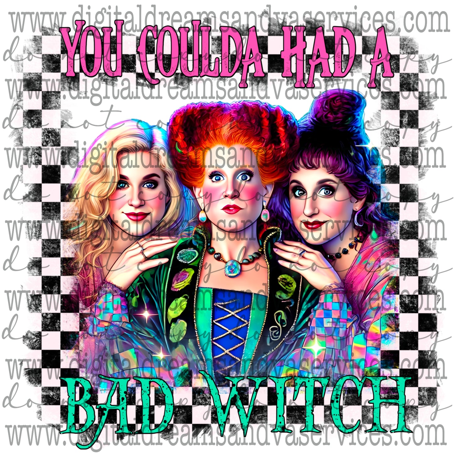 BAD WITCH PNG DESIGN