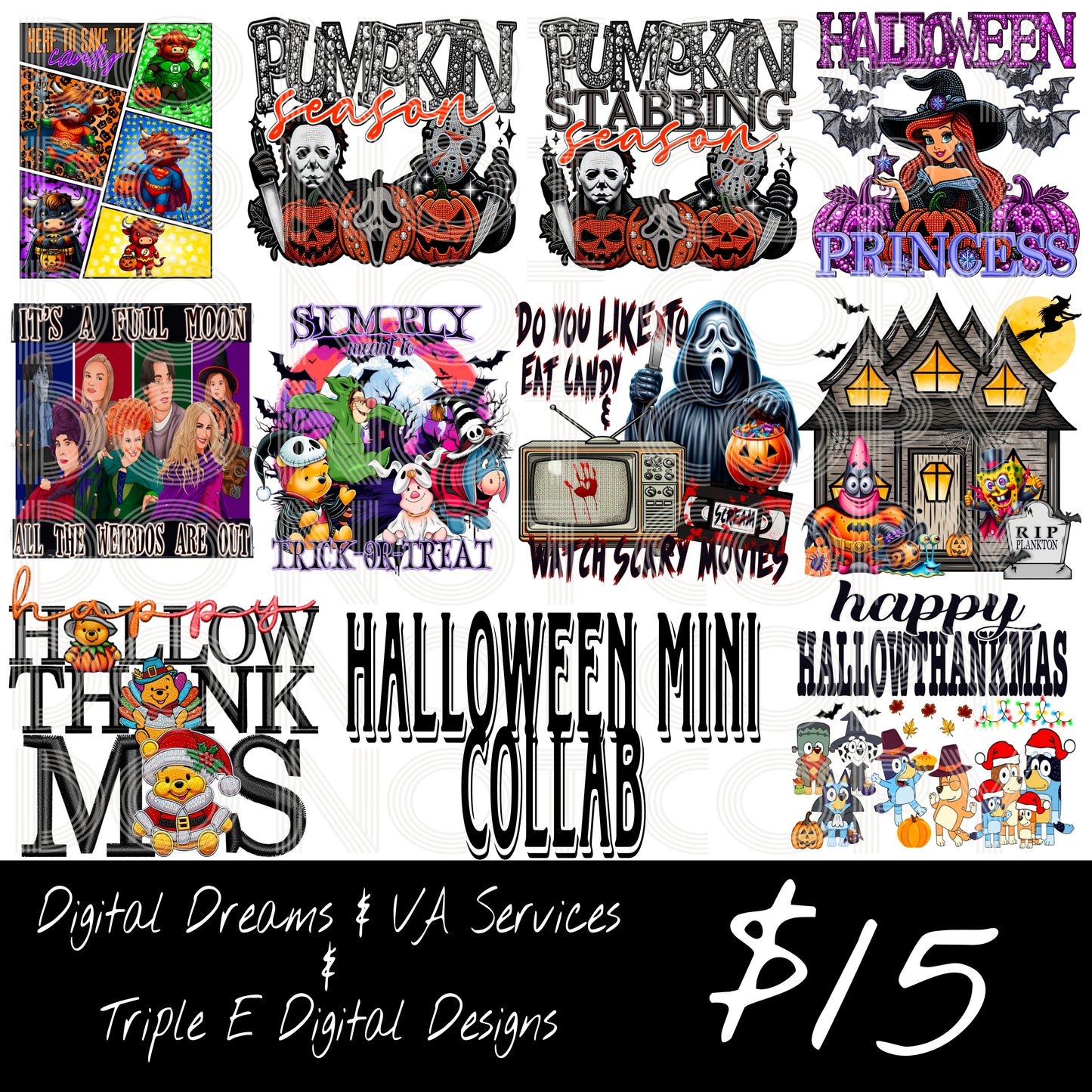 Halloween Mini Collab w/ Triple E Digital Designs