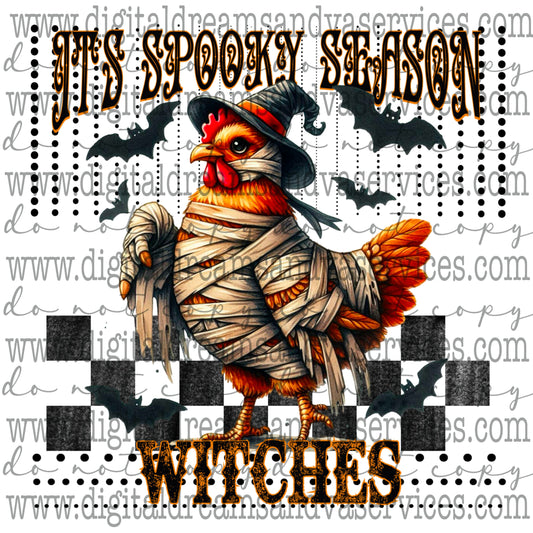 IT'S SPOOKY SEASON WITCHES PNG DESIGN