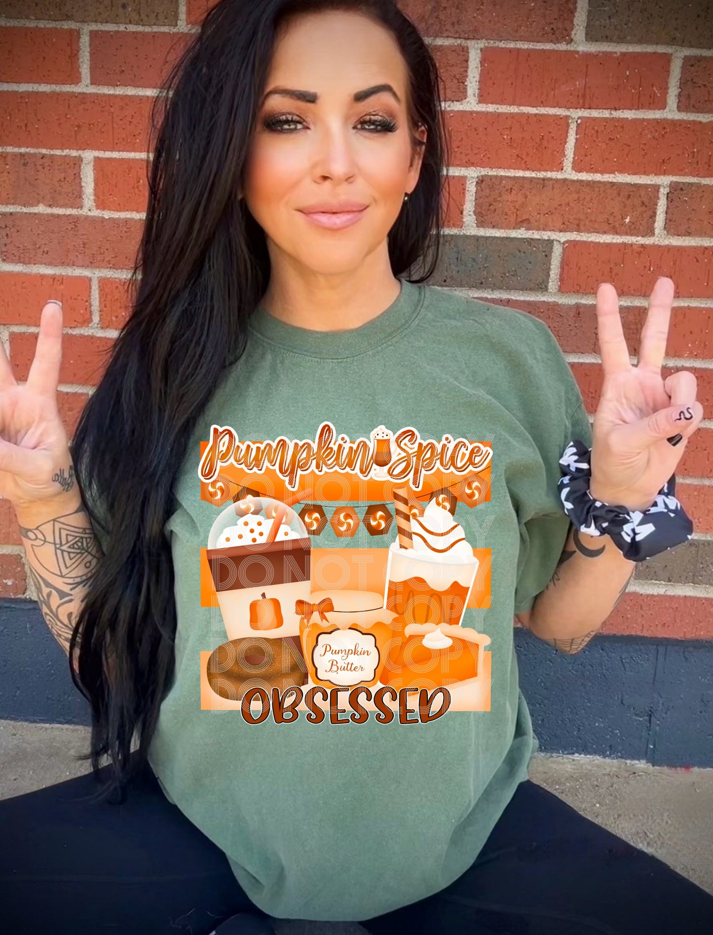 PUMPKIN SPICE OBSESSED PNG DESIGN