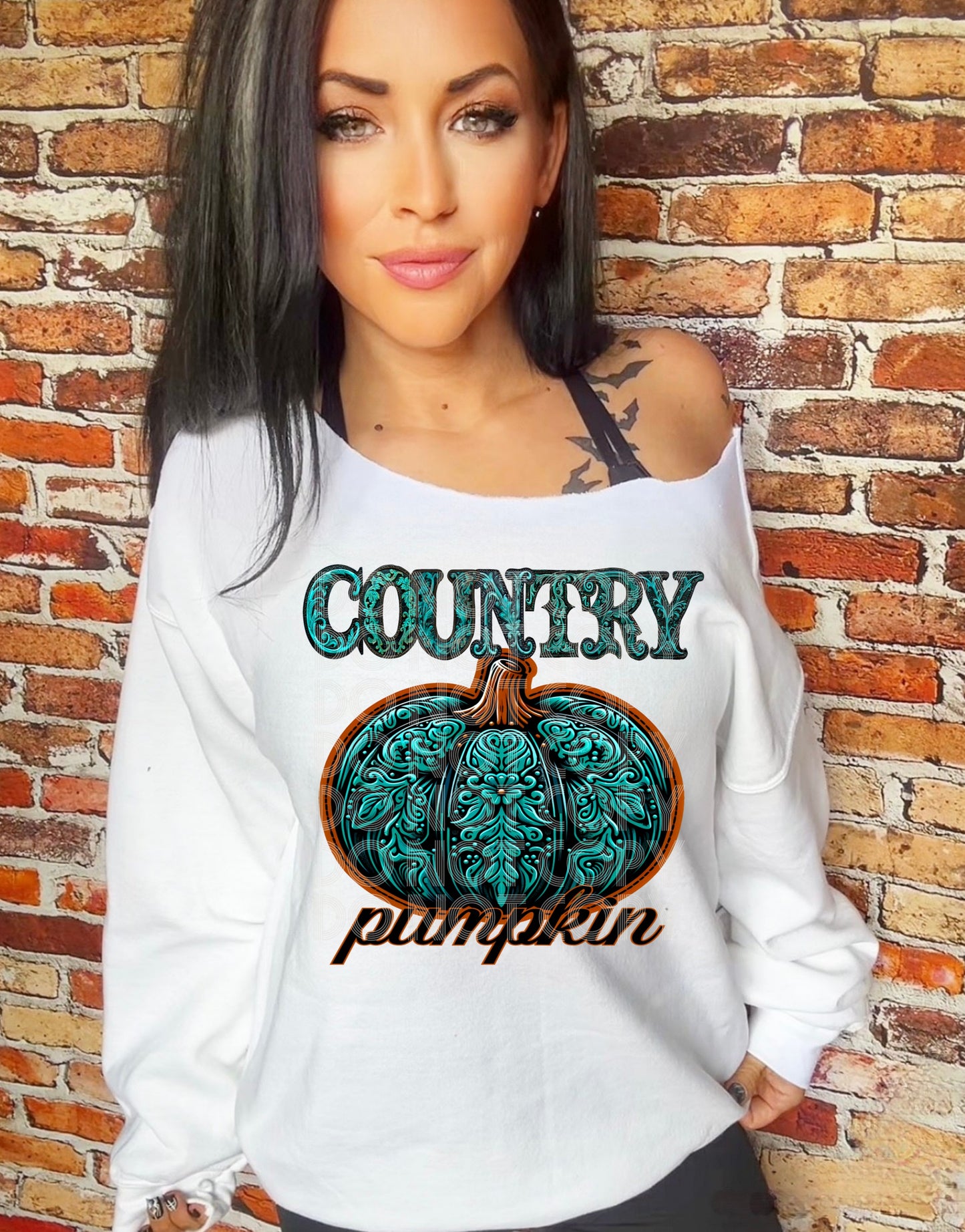 COUNTRY PUMPKIN PNG DESIGN