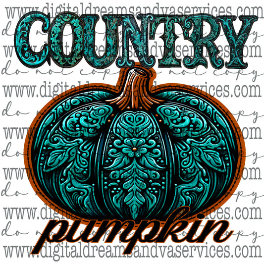 COUNTRY PUMPKIN PNG DESIGN