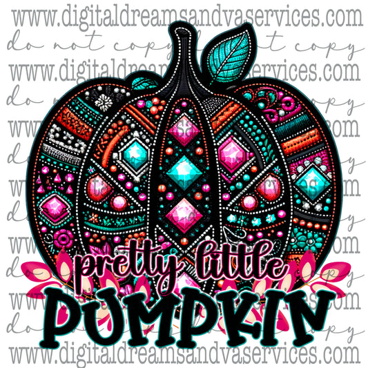 PRETTY LITTLE PUMPKIN PNG DESIGN