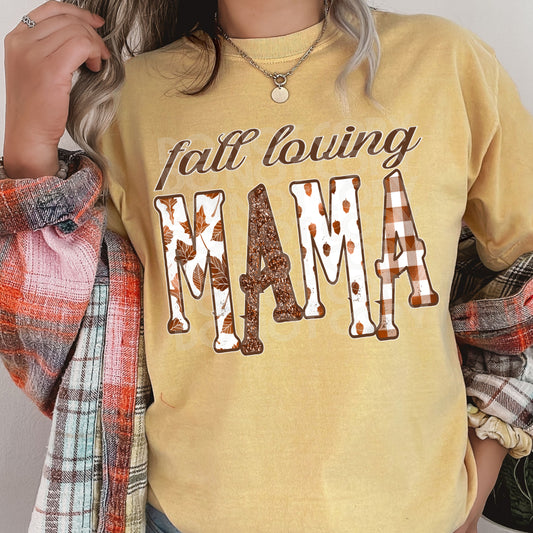 FALL LOVING MAMA PNG DESIGN