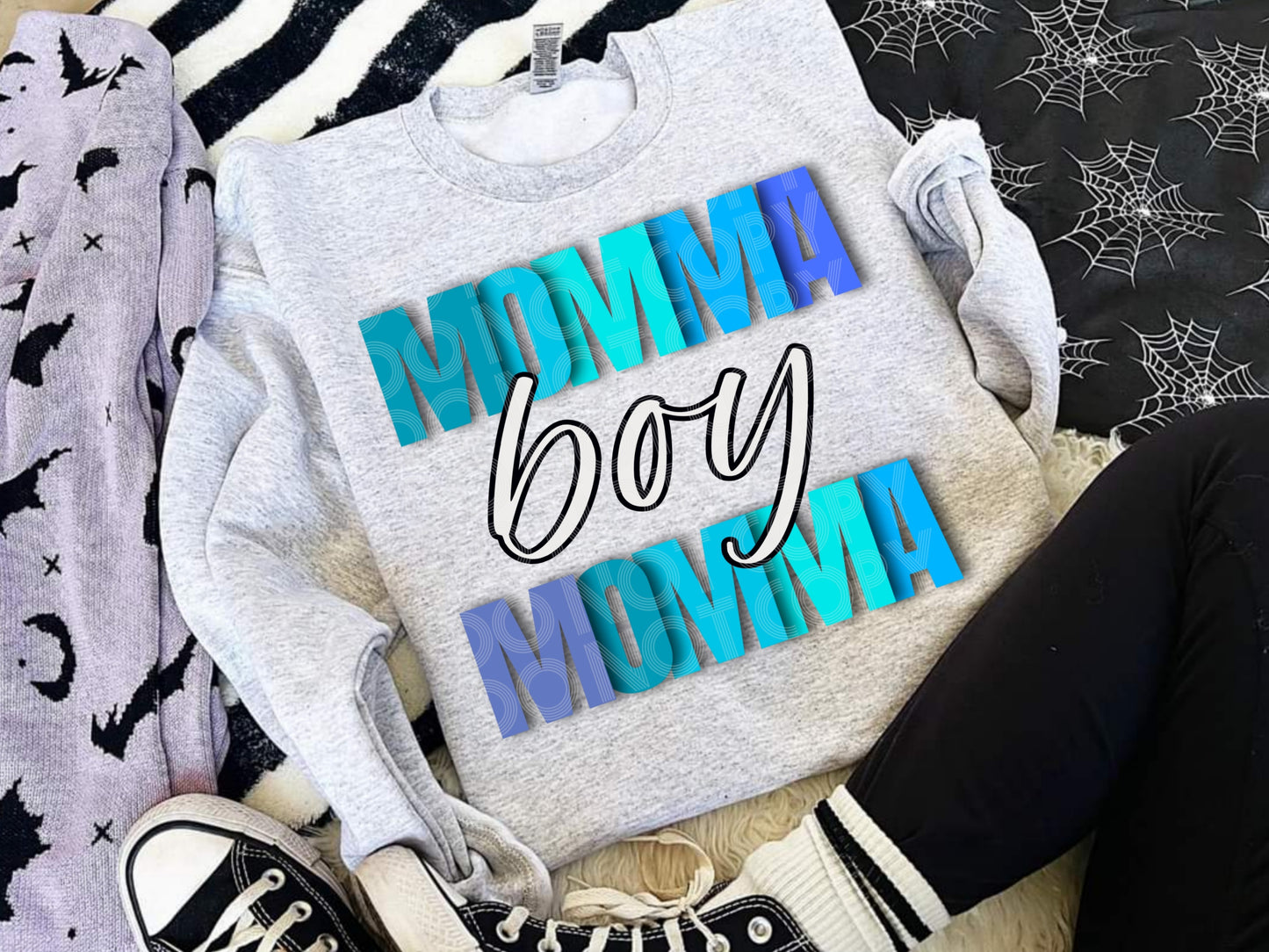 BOY MOMMA PNG DESIGN