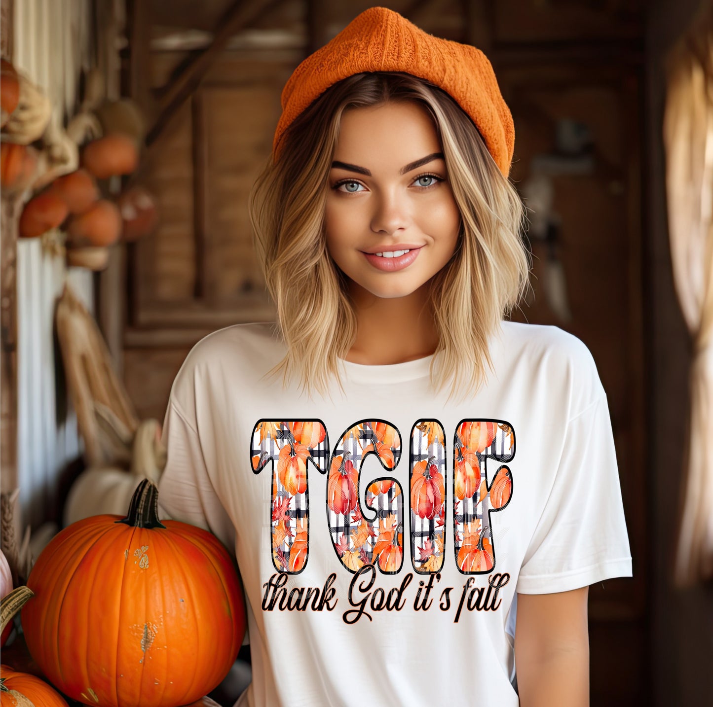 THANK GOD IT'S FALL PNG DESIGN