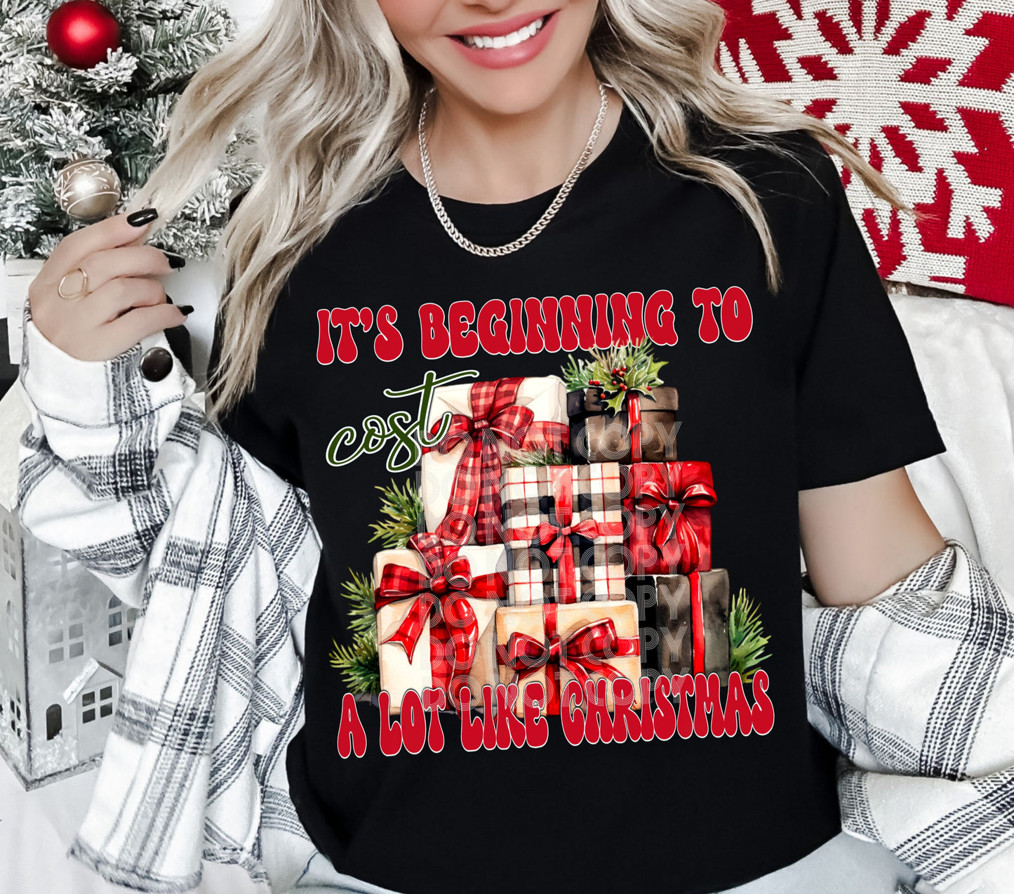 COST A LOT LIKE CHRISTMAS PNG DESIGN