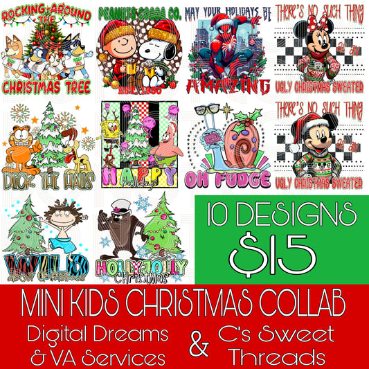 MINI KIDS CHRISTMAS COLLAB W/ C'S SWEET THREADS