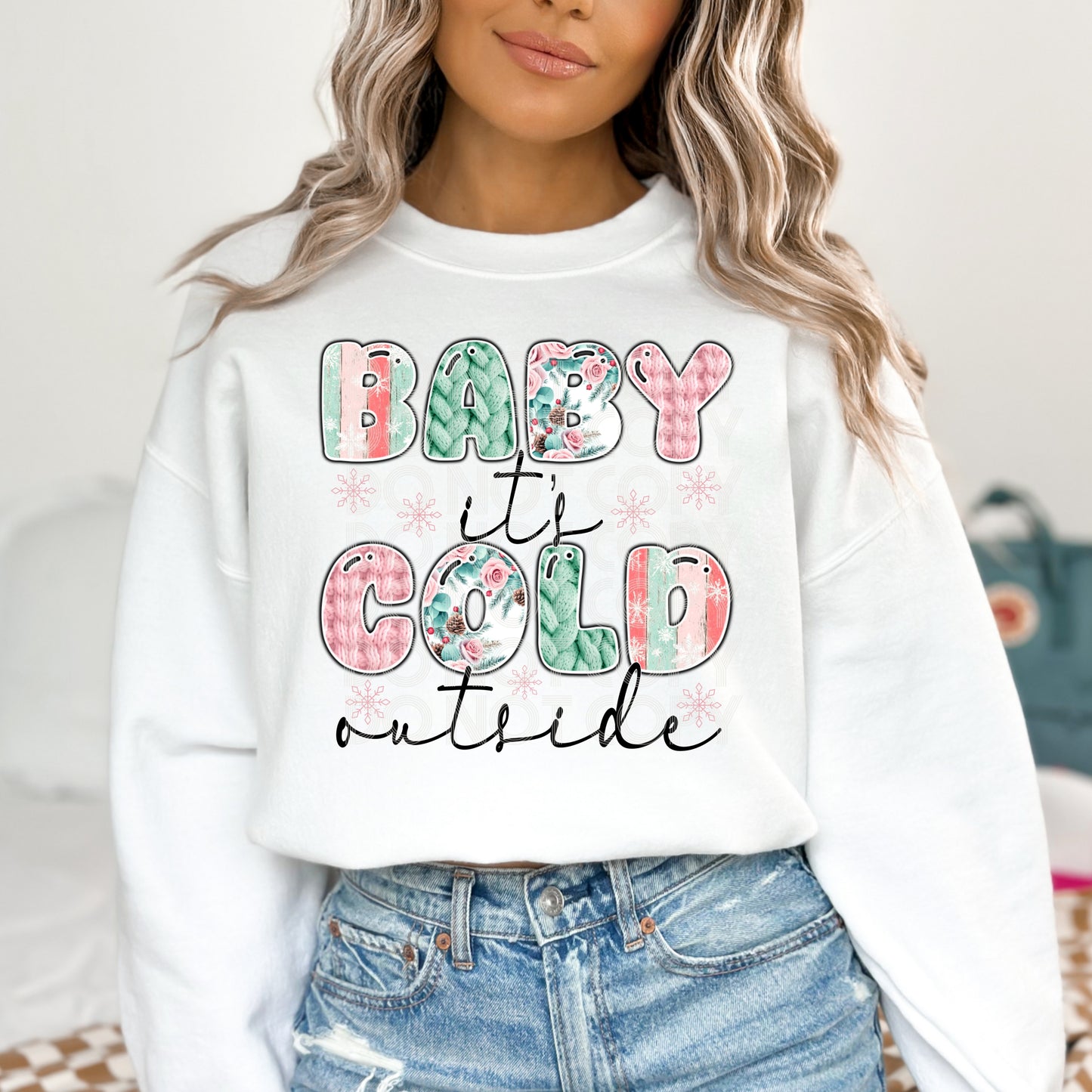 BABY IT'S COLD OUTSIDE PNG DESIGN