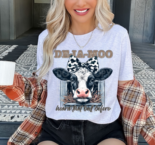 DEJA-MOO - (BOTH VERSIONS) PNG DESIGN