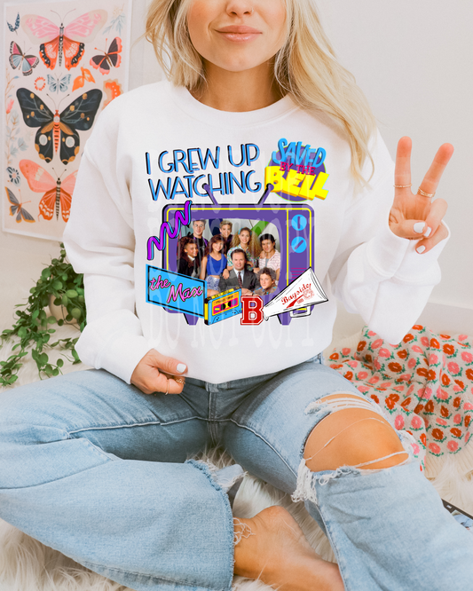 I GREW UP WATCHING SAVED BY THE BELL PNG DESIGN