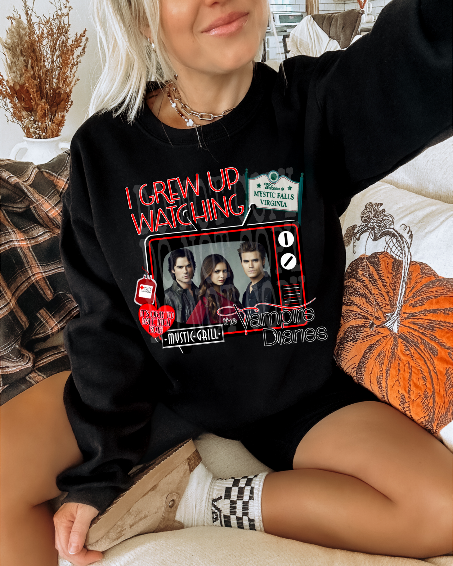 I GREW UP WATCHING VAMPIRE DIARIES PNG DESIGN
