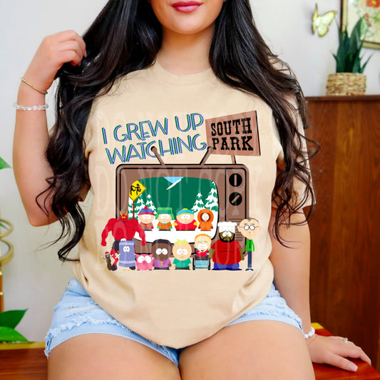 I GREW UP WATCHING SOUTH PARK PNG DESIGN