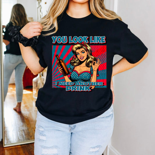 I NEED ANOTHER DRINK PNG DESIGN