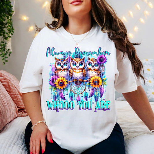 WHOOO YOU ARE PNG DESIGN