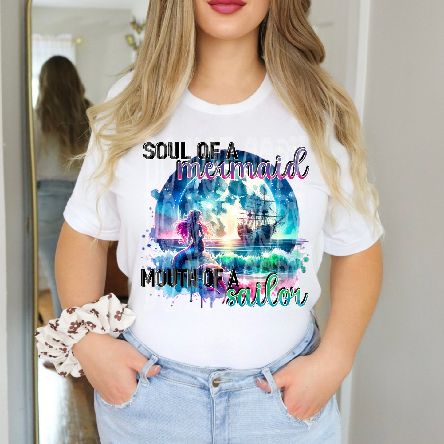 SOUL OF A MERMAID PNG DESIGN
