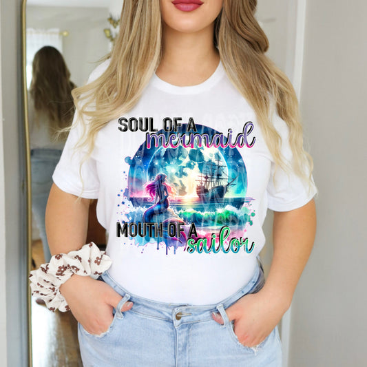 SOUL OF A MERMAID PNG DESIGN