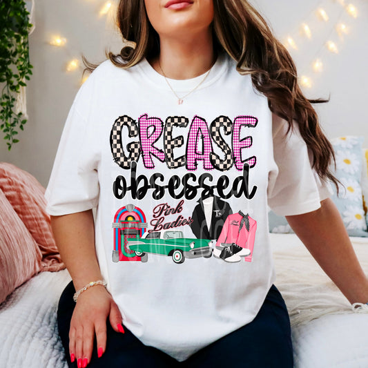 GREASE OBSESSED PNG DESIGN