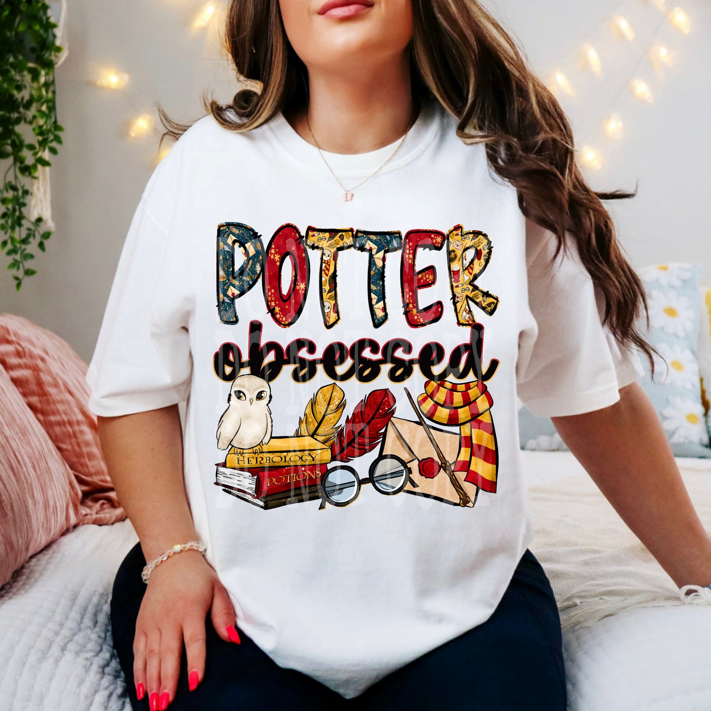 POTTER OBSESSED PNG DESIGN