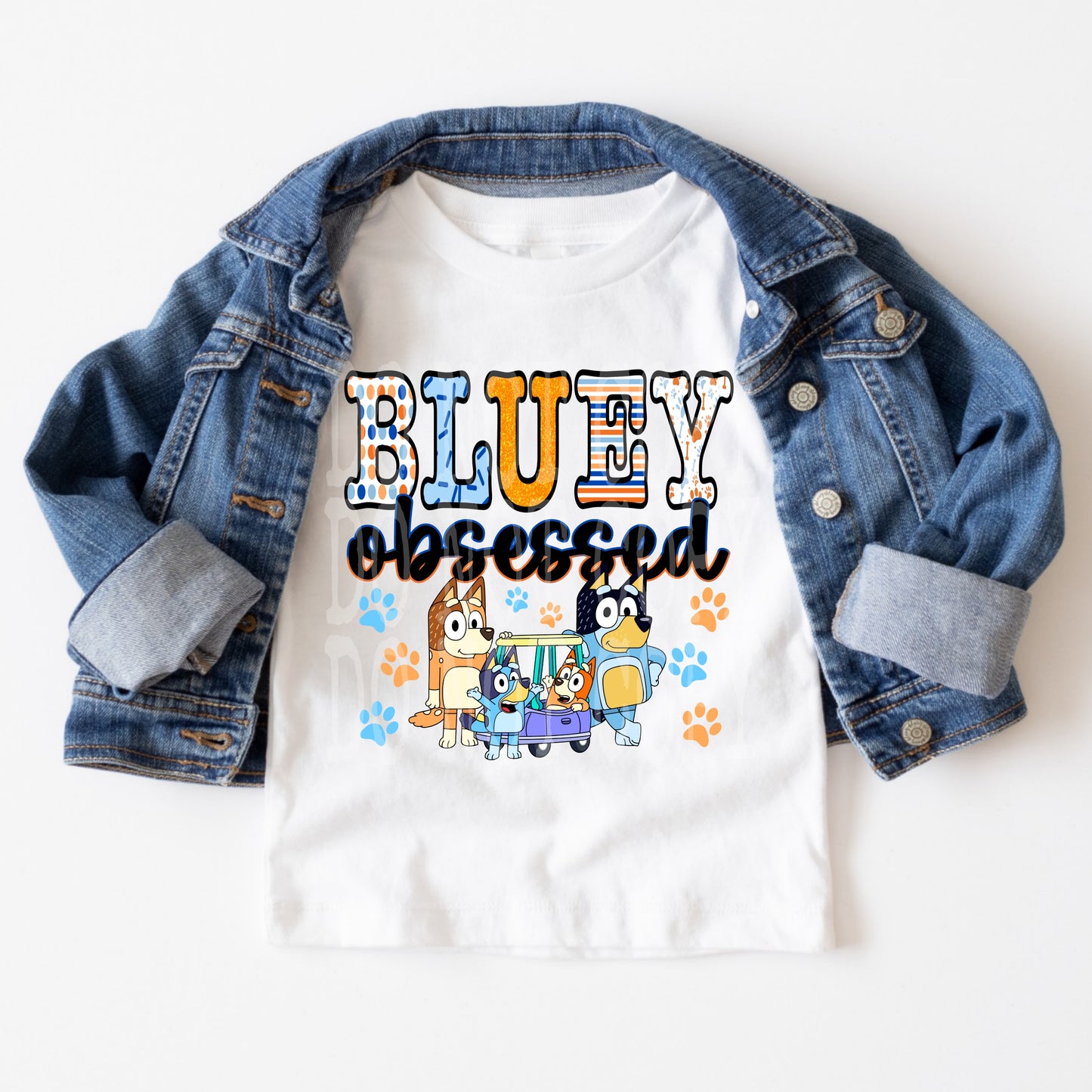 BLUEY OBSESSED PNG DESIGN
