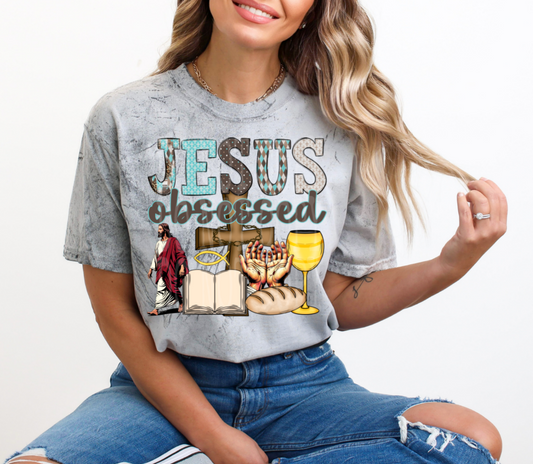JESUS OBSESSED PNG DESIGN