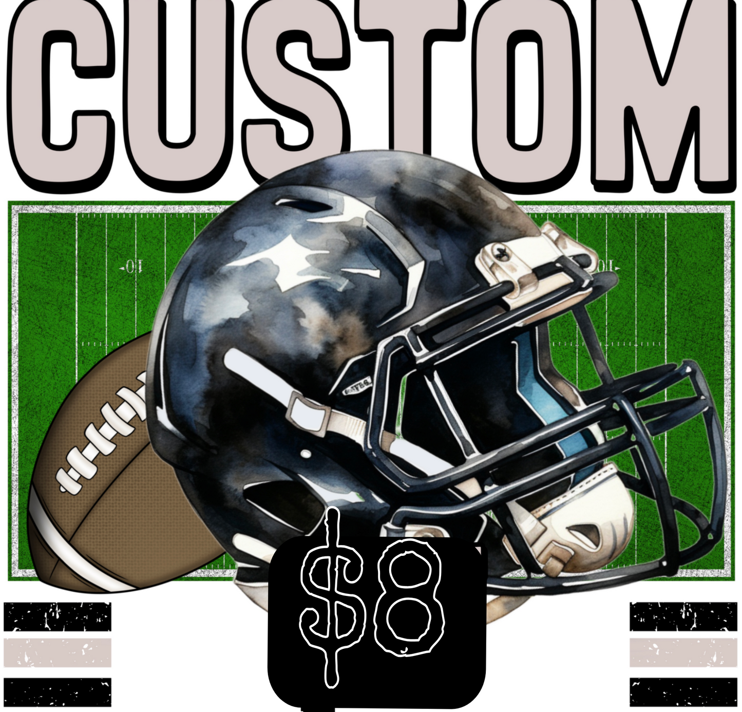 ✨️CUSTOM✨️ FOOTBALL SCHOOL/MASCOT A PNG DESIGN