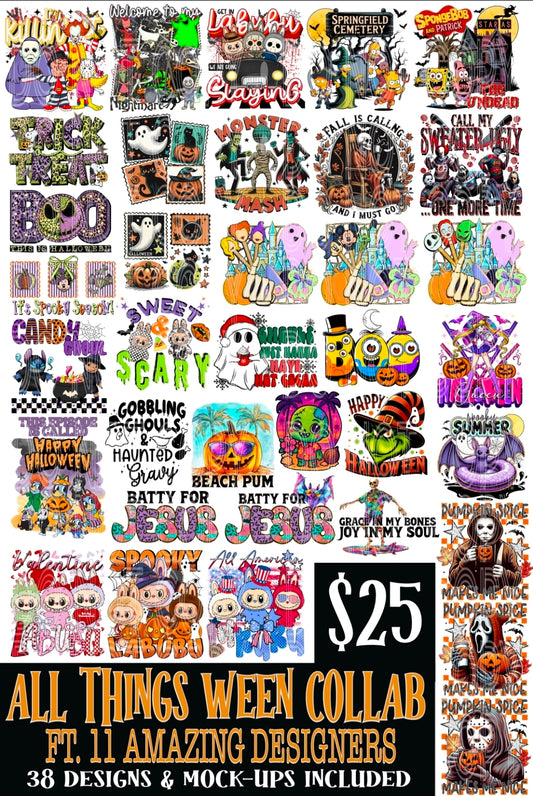 ALL THINGS "WEEN" COLLAB FEATURING 11 AMAZING DESIGNERS
