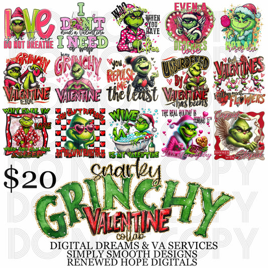 💚❤️SNARKY G VALENTINE COLLAB/ RENEWED HOPE DIGITALS AND SIMPLY SMOOTH DESIGNS❤️💚