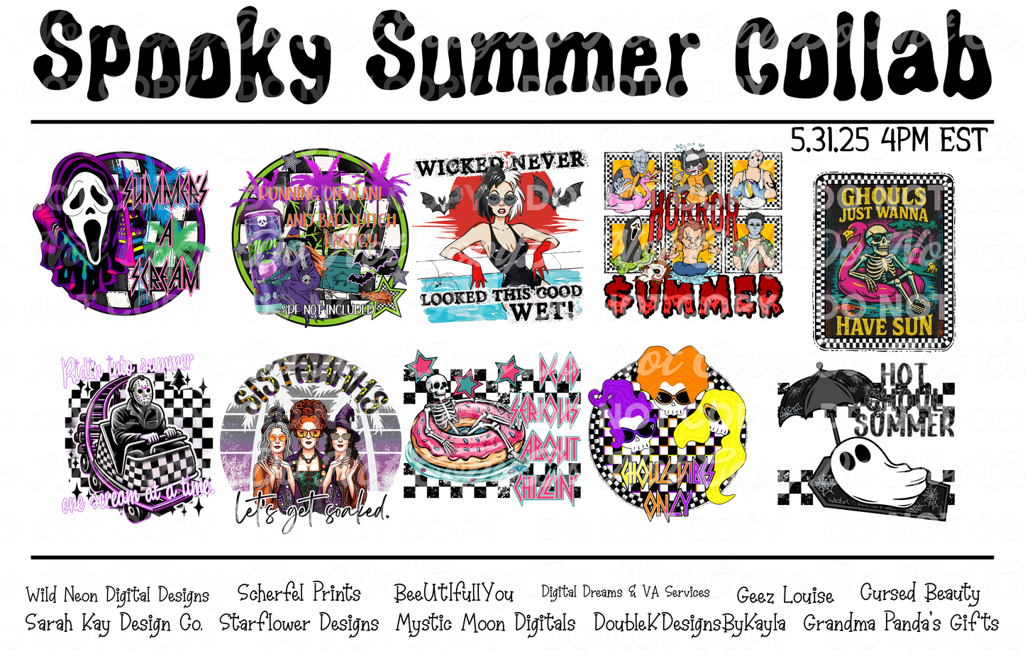 SPOOKY SUMMER COLLAB FT 11 DESIGNERS