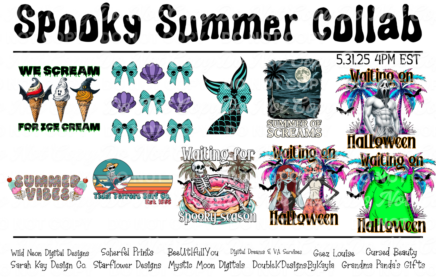 SPOOKY SUMMER COLLAB FT 11 DESIGNERS