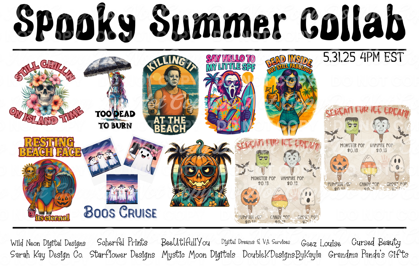 SPOOKY SUMMER COLLAB FT 11 DESIGNERS